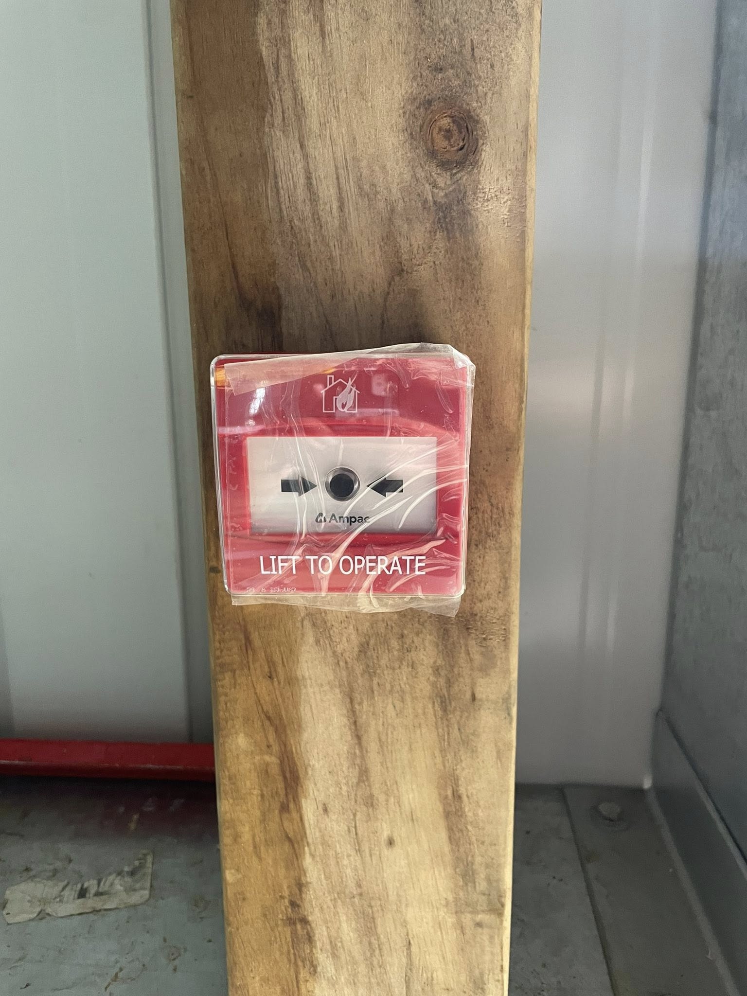 Fire alarm switch panel